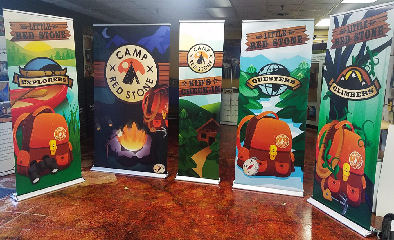 Red Stone Church Banners