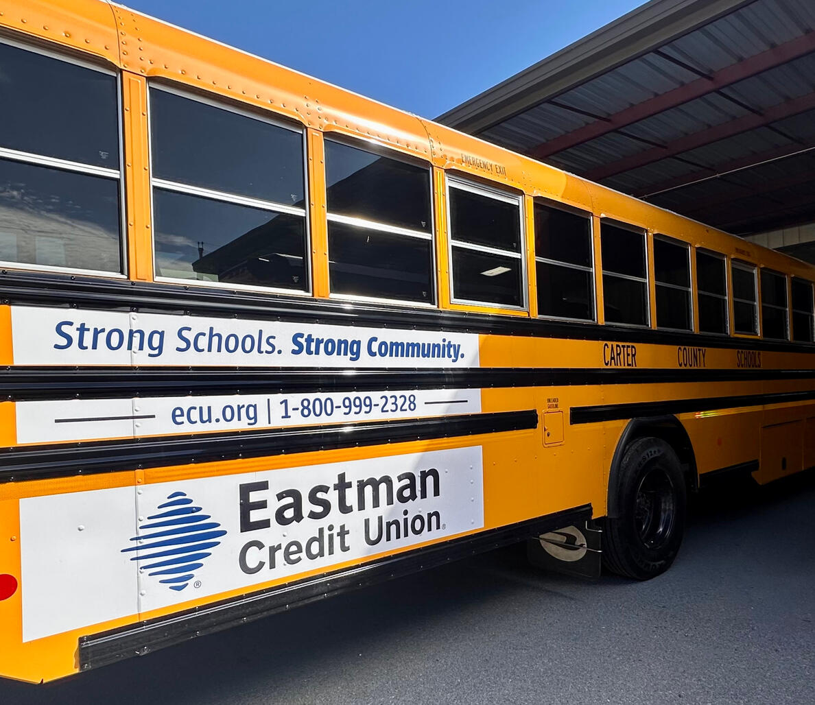 Eastman Credit Union Bus Banner Eastman Credit Union Bus Banner